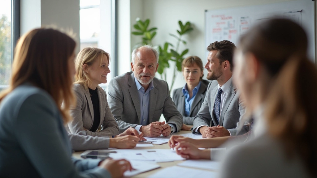 Team collaboration during coaching session planning and strategy discussion